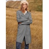 image:imageANRABESS Womens Cardigan Sweater Open Front Knit Long Coatigan Dressy Casual Jacket Coat 2026 Fall Outfits Classy ClothesDeep Gray