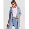 image:imageANRABESS Womens Cardigan Sweater Open Front Knit Long Coatigan Dressy Casual Jacket Coat 2026 Fall Outfits Classy ClothesGray Blue