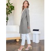 image:imageANRABESS Womens Cardigan Sweater Open Front Knit Long Coatigan Dressy Casual Jacket Coat 2026 Fall Outfits Classy ClothesLight Gray