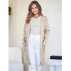 image:imageANRABESS Womens Cardigan Sweater Open Front Knit Long Coatigan Dressy Casual Jacket Coat 2026 Fall Outfits Classy ClothesLight Khaki