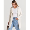 image:imageANRABESS Womens Cardigan Sweater Open Front Knit Long Coatigan Dressy Casual Jacket Coat 2026 Fall Outfits Classy ClothesOffwhite