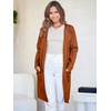 image:imageANRABESS Womens Cardigan Sweater Open Front Knit Long Coatigan Dressy Casual Jacket Coat 2026 Fall Outfits Classy ClothesOrange Rust