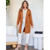 image:imageANRABESS Womens Cardigan Sweater Open Front Knit Long Coatigan Dressy Casual Jacket Coat 2026 Fall Outfits Classy ClothesOrange Rust