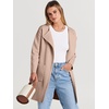 image:imageANRABESS Womens Cardigan Sweater Open Front Knit Long Coatigan Dressy Casual Jacket Coat 2026 Fall Outfits Classy ClothesPeachy Khaki