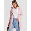 image:imageANRABESS Womens Cardigan Sweater Open Front Knit Long Coatigan Dressy Casual Jacket Coat 2026 Fall Outfits Classy ClothesPink