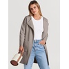image:imageANRABESS Womens Cardigan Sweater Open Front Knit Long Coatigan Dressy Casual Jacket Coat 2026 Fall Outfits Classy ClothesTaupe