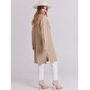 image:imageANRABESS Womens Long Cardigans Sweater 2026 Fall Dressy Casual Lapel Knit Warm Trench Coatigan Oversized Blazer Jacket CoatDark Apricot
