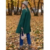 image:imageANRABESS Womens Long Cardigans Sweater 2026 Fall Dressy Casual Lapel Knit Warm Trench Coatigan Oversized Blazer Jacket CoatDark Green