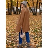 image:imageANRABESS Womens Long Cardigans Sweater 2026 Fall Dressy Casual Lapel Knit Warm Trench Coatigan Oversized Blazer Jacket CoatDeep Caramel