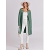 image:imageANRABESS Womens Long Cardigans Sweater 2026 Fall Dressy Casual Lapel Knit Warm Trench Coatigan Oversized Blazer Jacket CoatGreen