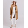 image:imageANRABESS Womens Long Cardigans Sweater 2026 Fall Dressy Casual Lapel Knit Warm Trench Coatigan Oversized Blazer Jacket CoatLight Brown