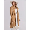 image:imageANRABESS Womens Long Cardigans Sweater 2026 Fall Dressy Casual Lapel Knit Warm Trench Coatigan Oversized Blazer Jacket CoatLight Brown