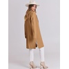 image:imageANRABESS Womens Long Cardigans Sweater 2026 Fall Dressy Casual Lapel Knit Warm Trench Coatigan Oversized Blazer Jacket CoatLight Brown