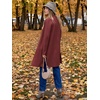 image:imageANRABESS Womens Long Cardigans Sweater 2026 Fall Dressy Casual Lapel Knit Warm Trench Coatigan Oversized Blazer Jacket CoatRusty Red