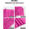 image:imageANRABESS Womens Summer Short Sleeve Maxi Dress 2026 Casual V Neck High Waist ALine Flowy Loose Tiered Boho Long DressesRed