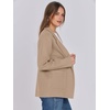image:imageANRABESS Womens Sweater Blazer 2025 Fall Cardigan Chunky Knit Jacket Coats Dark Khaki Medium