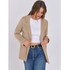 image:imageANRABESS Womens Sweater Blazer 2025 Fall Cardigan Chunky Knit Jacket Coats Dark Khaki Medium