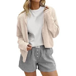 image:imageANRABESS Cardigan Sweaters for Women Oversized Button Down Long Sleeve Cardigans 2026 Spring Outfits Travel Holiday ClothesAlmond