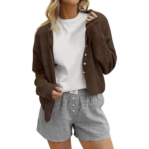 image:imageANRABESS Cardigan Sweaters for Women Oversized Button Down Long Sleeve Cardigans 2026 Spring Outfits Travel Holiday ClothesCoffee