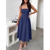 image:imageANRABESS Cocktail Dresses for Women Square Neck A Line Sleeveless Flowy Elegant Formal Wedding Guest Party Maxi Summer DressNavy Blue