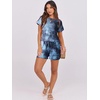 image:imageANRABESS Rompers for Women Summer 2026 Casual Dressy One Piece Tshirt Short Pants Jumpsuit Beach Vacation Outfit ClothesTie Dye Space