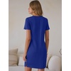 image:imageANRABESS Summer Dress for Women 2026 Vacation Clothes Short Sleeve V Neck Casual WrinkleFree T Shirt Sundress Travel HolidayRoyal Blue