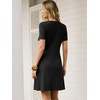 image:imageANRABESS Summer Dresses for Women 2026 Casual Short Sleeve V Neck Spring Dress Beach Vacation Clothes Cruise Resort OutfitsBlack