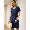 image:imageANRABESS Summer Dresses for Women 2026 Casual Short Sleeve V Neck Spring Dress Beach Vacation Clothes Cruise Resort OutfitsNavy Blue