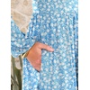 image:imageANRABESS Women Long Sleeve Midi Dress Crewneck Fall Fashion Casual Flowy ALine Long Dresses Vacation Outfit with PocketFloral Blue White