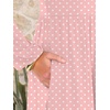 image:imageANRABESS Women Long Sleeve Midi Dress Crewneck Fall Fashion Casual Flowy ALine Long Dresses Vacation Outfit with PocketPink Round Dot