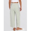 image:imageANRABESS Women Striped Gingham Wide Leg Palazzo Pants Casual Lounge Cropped PJ Bottoms Comfy Cute Plaid Pants with PocketsArmy Green White Stripe Stripe