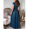 image:imageANRABESS Women Summer Deep V Neck Short Sleeve Dresses Slit Elegant Wedding Guest Formal Cocktail Evening Maxi Long DressShort Sleeve Deep Blue