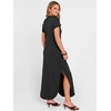 image:imageANRABESS Women Summer Maxi Dress Casual Short Sleeve V Neck Button Up Loose Split Travel Dresses 2026 Beach Vacation SundressBlack