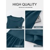 image:imageANRABESS Womens 2026 Summer Casual Maxi Dress A line Tiered Flowy Sleeveless Crewneck T Shirt Beach Travel Long DressesCyan
