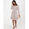 image:imageANRABESS Womens Dress Long Lantern Sleeve Square Neck Elastic Waist Ruffle Flowy Swing ALine Short Dresses 2026 Fall FashionCoral Floral
