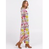 image:imageANRABESS Womens Long Sleeve Maxi Dresses 2026 Fall Outfits Casual Loose Split Travel Vacation T Shirt Dress with PocketsFloral Blue Orange Pink
