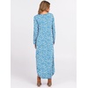 image:imageANRABESS Womens Long Sleeve Maxi Dresses 2026 Fall Outfits Casual Loose Split Travel Vacation T Shirt Dress with PocketsFloral Light Blue White