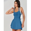image:imageANRABESS Womens Mini Tennis Dresses Skort Summer Sleeveless One Piece Workout Romper Dress with Shorts Athletic 2026 OutfitBlue