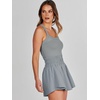image:imageANRABESS Womens Mini Tennis Dresses Skort Summer Sleeveless One Piece Workout Romper Dress with Shorts Athletic 2026 OutfitGrey
