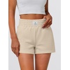 image:imageANRABESS Womens Soft Athletic Shorts Casual High Waist Summer Shorts AllDay Cozy for Gym Workout amp LoungeBeige