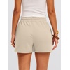 image:imageANRABESS Womens Soft Athletic Shorts Casual High Waist Summer Shorts AllDay Cozy for Gym Workout amp LoungeBeige