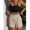 image:imageANRABESS Womens Soft Athletic Shorts Casual High Waist Summer Shorts AllDay Cozy for Gym Workout amp LoungeBeige