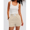 image:imageANRABESS Womens Soft Athletic Shorts Casual High Waist Summer Shorts AllDay Cozy for Gym Workout amp LoungeBeige