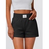 image:imageANRABESS Womens Soft Athletic Shorts Casual High Waist Summer Shorts AllDay Cozy for Gym Workout amp LoungeBlack