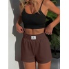 image:imageANRABESS Womens Soft Athletic Shorts Casual High Waist Summer Shorts AllDay Cozy for Gym Workout amp LoungeCoffee