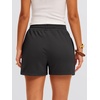 image:imageANRABESS Womens Soft Athletic Shorts Casual High Waist Summer Shorts AllDay Cozy for Gym Workout amp LoungeDark Grey