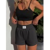 image:imageANRABESS Womens Soft Athletic Shorts Casual High Waist Summer Shorts AllDay Cozy for Gym Workout amp LoungeDark Grey