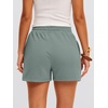 image:imageANRABESS Womens Soft Athletic Shorts Casual High Waist Summer Shorts AllDay Cozy for Gym Workout amp LoungeGrey Green