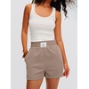 image:imageANRABESS Womens Soft Athletic Shorts Casual High Waist Summer Shorts AllDay Cozy for Gym Workout amp LoungeKhaki