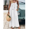 image:imageANRABESS Womens Spaghetti Strap Backless Cami Maxi Dresses  Loose Flowy Long SundressLightweight CozyLounge House Beach Vacation OutfitsCasualSummer Spring ClothesWhite